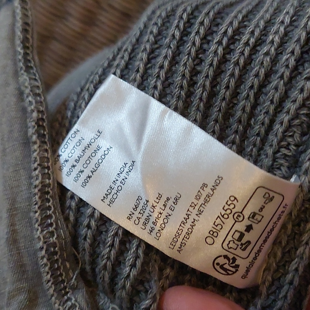 We The Free Knit Cropped 'Surplus Gray' Sweater - Picture 7 of 16